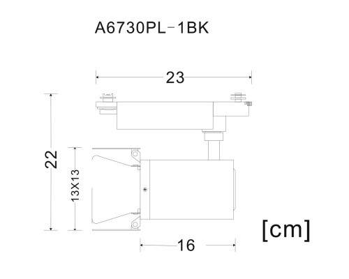 Оформить заказ Светильник на шине ARTE Lamp A6730PL-1BK| VIVID-LIGHT.RU