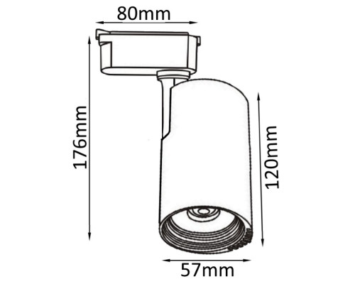 Заказать Светильник на шине Crystal Lux CLT 0.31 007 10W WH| VIVID-LIGHT.RU
