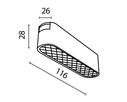 Заказать Светильник на шине Maytoni Technical TR084-1-6W3K-B| VIVID-LIGHT.RU