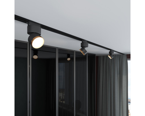 Заказать Светильник на шине Elektrostandard Impact чёрный матовый/золото 10W 4200K (85514/01) однофазный| VIVID-LIGHT.RU