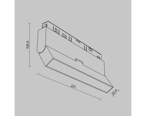 Оформить заказ Светильник на шине Maytoni Technical TR036-4-12W3K-DS-W| VIVID-LIGHT.RU