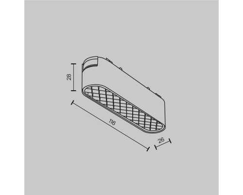 Купить Светильник на шине Maytoni Technical TR084-1-6W3K-W| VIVID-LIGHT.RU