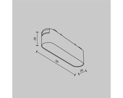 Купить Светильник на шине Maytoni Technical TR080-1-6W3K-W| VIVID-LIGHT.RU