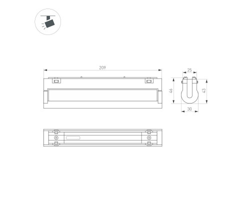 Купить Светильник на шине Arlight 044427| VIVID-LIGHT.RU