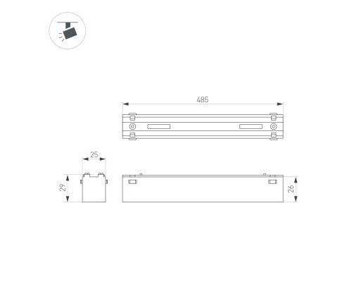 Заказать Светильник на шине Arlight 044437| VIVID-LIGHT.RU