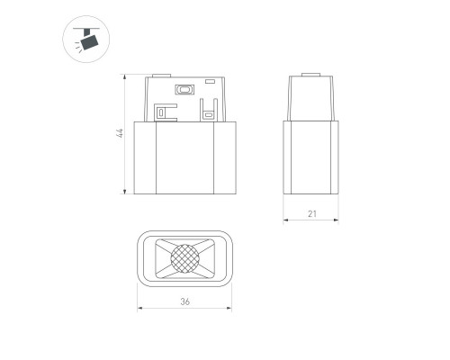 Сделать заказ Светильник на шине Arlight 043291| VIVID-LIGHT.RU