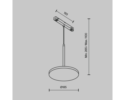 Купить Светильник на шине Maytoni Technical TR123-2-15W3K-B| VIVID-LIGHT.RU