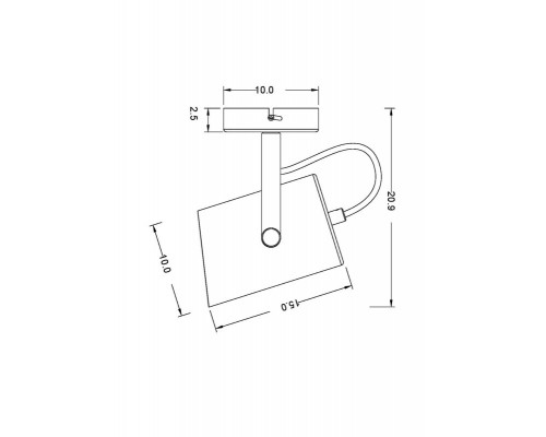 Заказать Спот Freya FR4004WL-01BBS| VIVID-LIGHT.RU