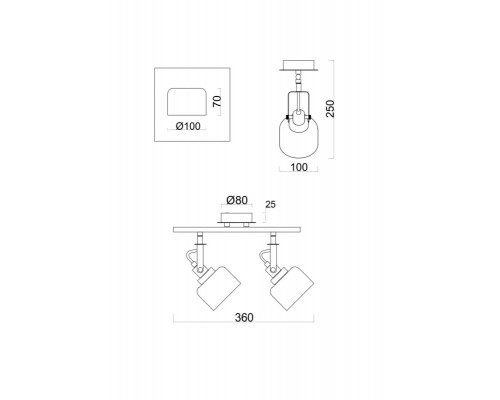 Заказать Спот Freya FR5042CW-02B| VIVID-LIGHT.RU