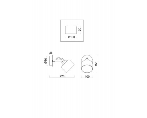 Сделать заказ Спот Freya FR5042CW-01B| VIVID-LIGHT.RU