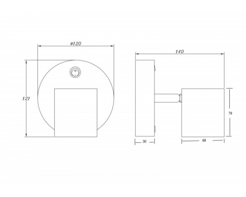 Оформить заказ Спот Freya FR10006CW-L6B| VIVID-LIGHT.RU