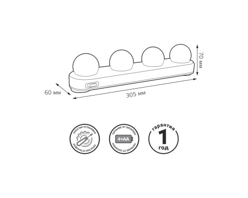 Оформить заказ Светильник для картин Gauss MK002| VIVID-LIGHT.RU