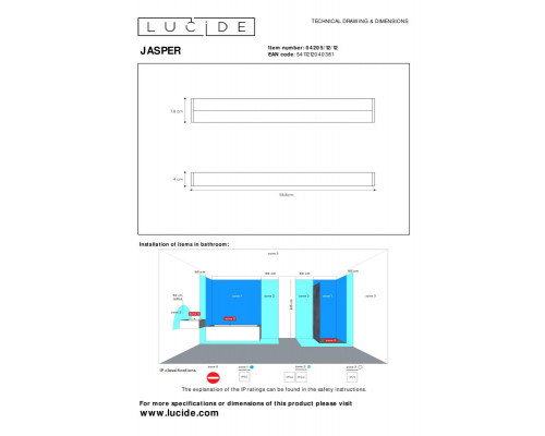Купить Светильник для картин LUCIDE 04205/12/12| VIVID-LIGHT.RU