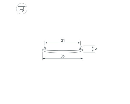 Купить Экран Arlight 040821| VIVID-LIGHT.RU