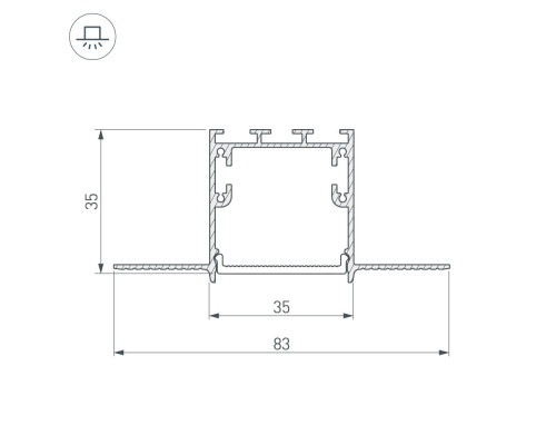 Купить Соединитель профиля Arlight 030098| VIVID-LIGHT.RU