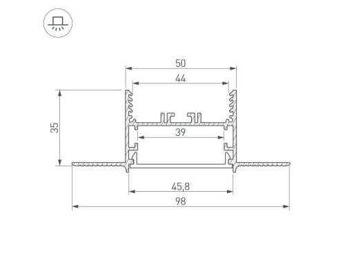 Купить Соединитель профиля Arlight 030107| VIVID-LIGHT.RU
