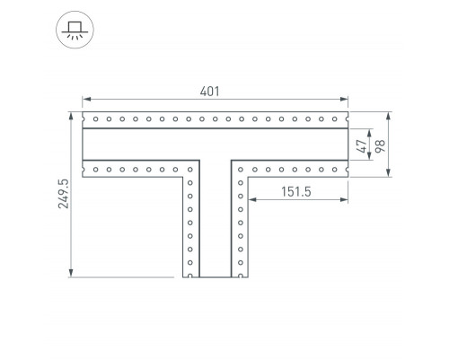 Купить Соединитель профиля Arlight 030107| VIVID-LIGHT.RU