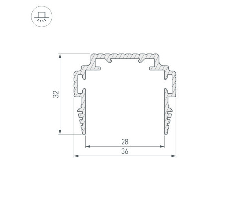 Заказать Профиль Arlight 035011| VIVID-LIGHT.RU