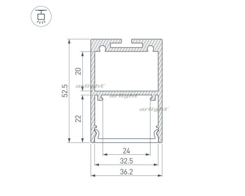 Заказать Профиль Arlight 036137| VIVID-LIGHT.RU