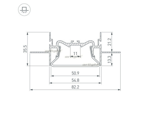 Заказать Профиль Arlight 035769| VIVID-LIGHT.RU