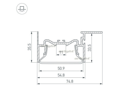 Сделать заказ Профиль Arlight 035770| VIVID-LIGHT.RU