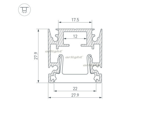 Заказать Профиль Arlight 034946| VIVID-LIGHT.RU