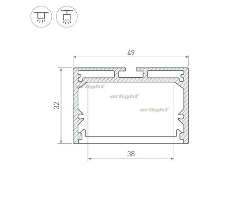 Оформить заказ Профиль Arlight 036254| VIVID-LIGHT.RU