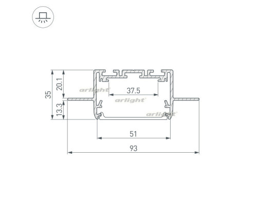 Сделать заказ Профиль Arlight 035650| VIVID-LIGHT.RU