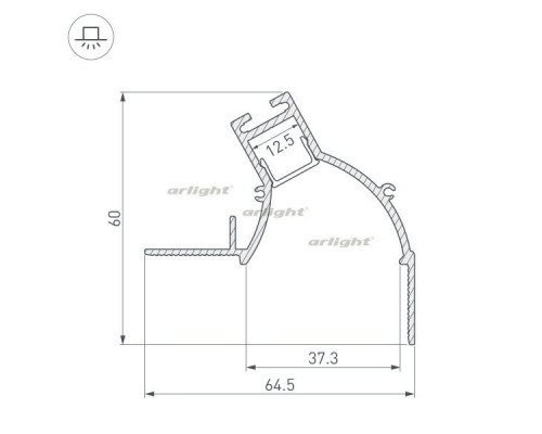 Купить Профиль Arlight 034981| VIVID-LIGHT.RU