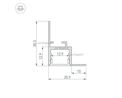 Заказать Профиль Arlight 034977| VIVID-LIGHT.RU