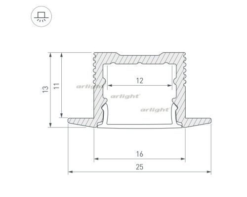 Заказать Профиль Arlight 036040| VIVID-LIGHT.RU