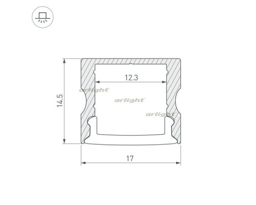 Заказать Профиль Arlight 036331| VIVID-LIGHT.RU
