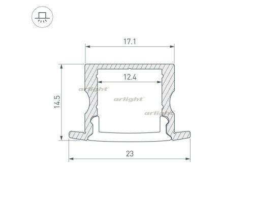 Купить Профиль Arlight 036327| VIVID-LIGHT.RU