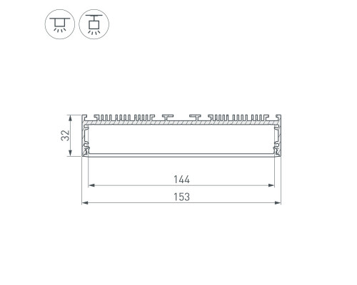 Заказать Профиль Arlight 036368| VIVID-LIGHT.RU