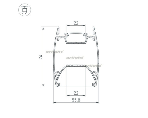Купить Профиль Arlight 036345| VIVID-LIGHT.RU