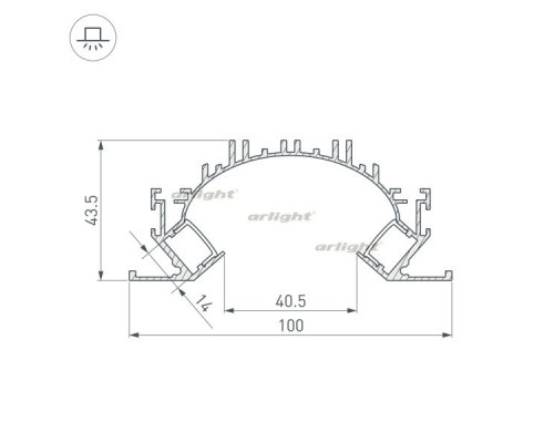 Купить Профиль Arlight 036364| VIVID-LIGHT.RU