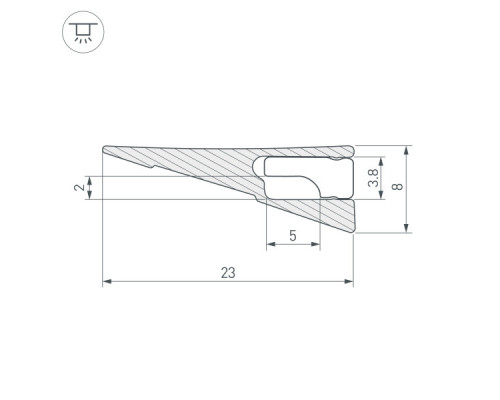 Оформить заказ Профиль Arlight 038205| VIVID-LIGHT.RU