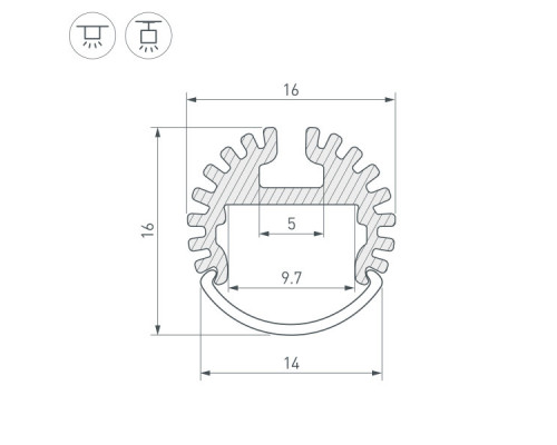 Заказать Профиль Arlight 039217| VIVID-LIGHT.RU