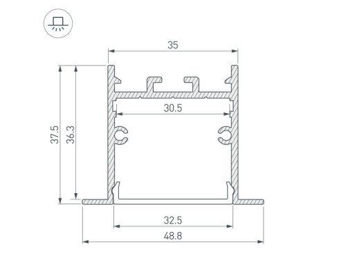 Заказать Профиль Arlight 039389| VIVID-LIGHT.RU