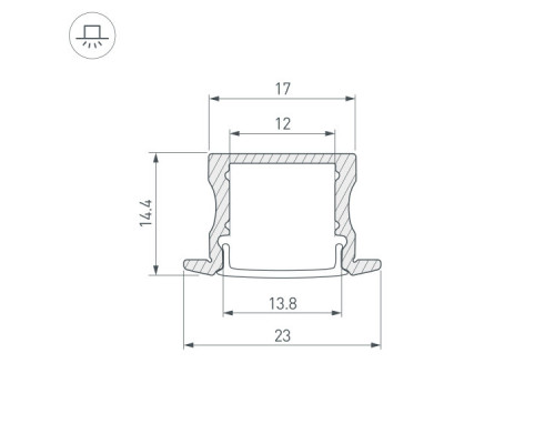 Заказать Профиль Arlight 039991| VIVID-LIGHT.RU