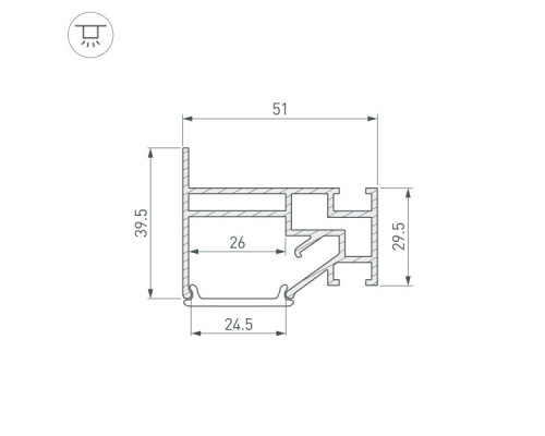 Заказать Профиль Arlight 040061| VIVID-LIGHT.RU
