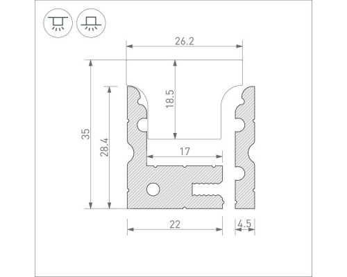 Оформить заказ Профиль Arlight 038356| VIVID-LIGHT.RU