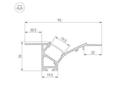 Оформить заказ Профиль Arlight 039949| VIVID-LIGHT.RU