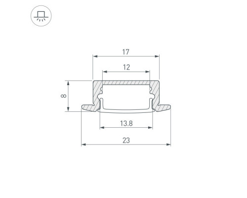 Оформить заказ Профиль Arlight 040300| VIVID-LIGHT.RU