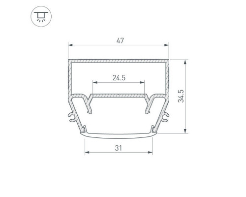 Оформить заказ Профиль Arlight 040699| VIVID-LIGHT.RU