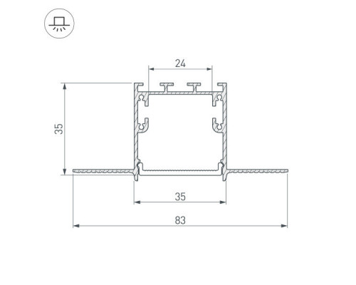 Купить Профиль Arlight 036225| VIVID-LIGHT.RU