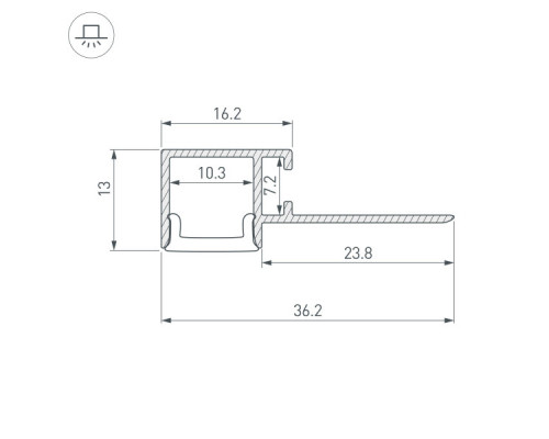 Сделать заказ Профиль Arlight 040328| VIVID-LIGHT.RU