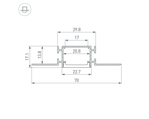 Заказать Профиль Arlight 040331| VIVID-LIGHT.RU