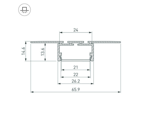 Оформить заказ Профиль Arlight 033688| VIVID-LIGHT.RU