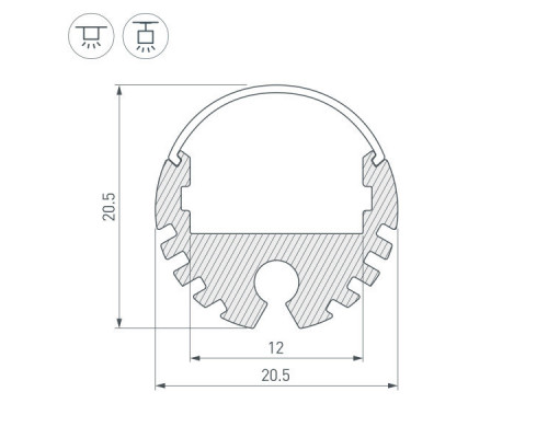 Сделать заказ Профиль Arlight 040645| VIVID-LIGHT.RU